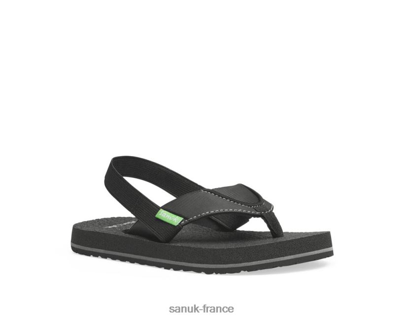 6V4JT0229 noir Sanuk bière de racine confortable