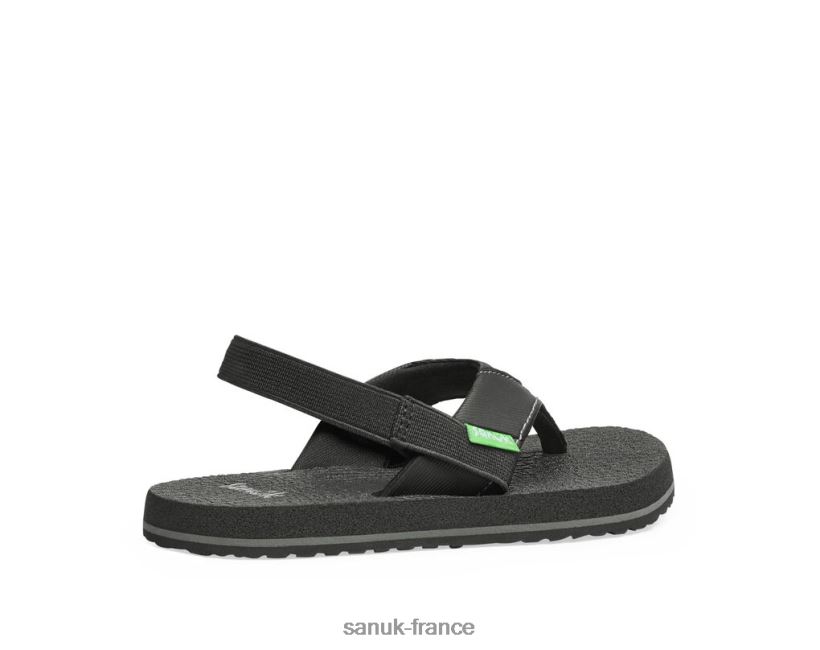 6V4JT0229 noir Sanuk bière de racine confortable