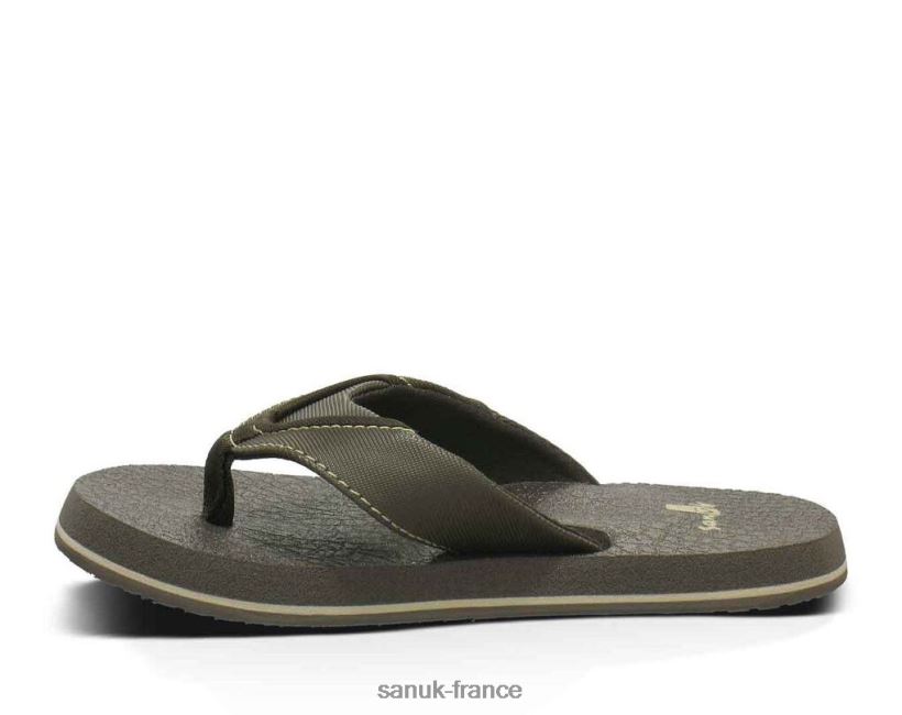 6V4JT0231 brun Sanuk bière de racine confortable