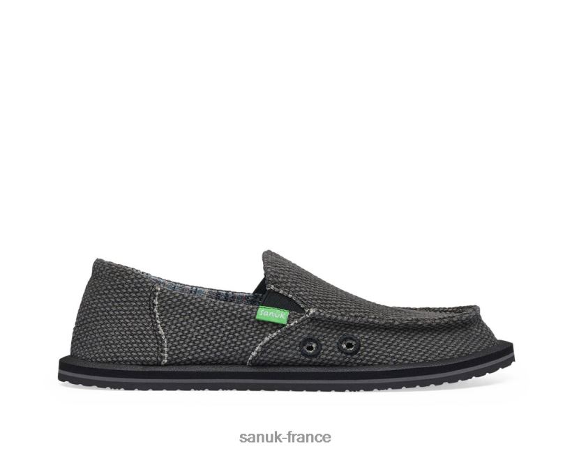 6V4JT0222 noir Sanuk vagabond