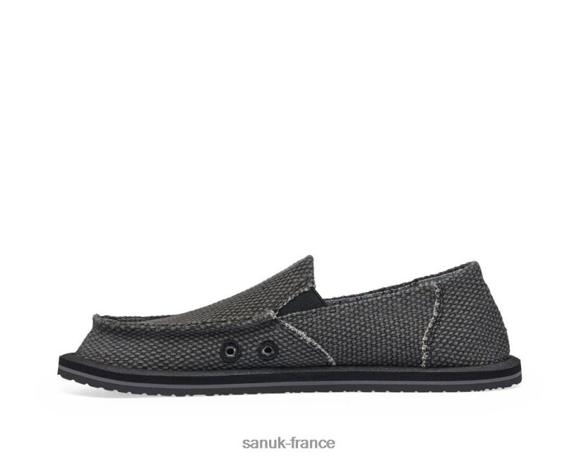 6V4JT0222 noir Sanuk vagabond