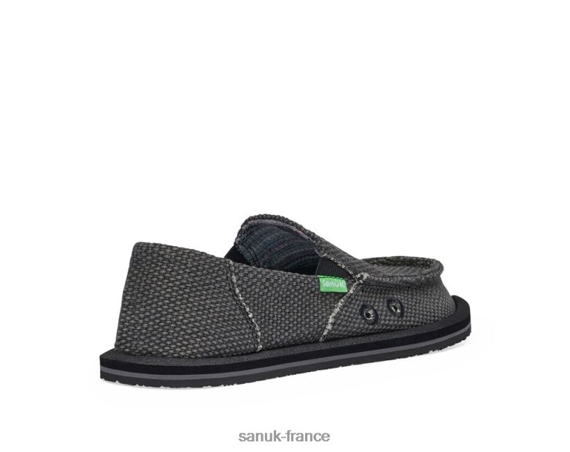 6V4JT0222 noir Sanuk vagabond