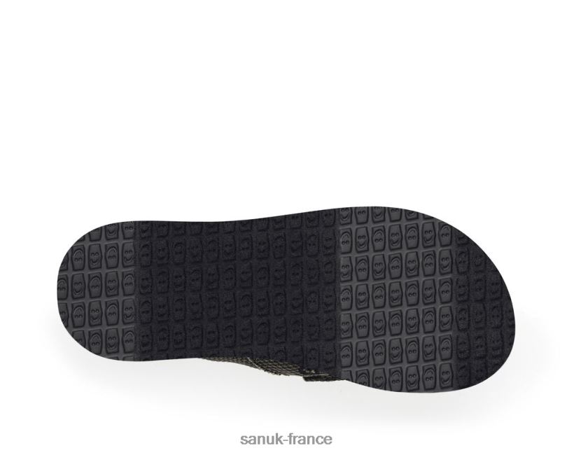 6V4JT0222 noir Sanuk vagabond