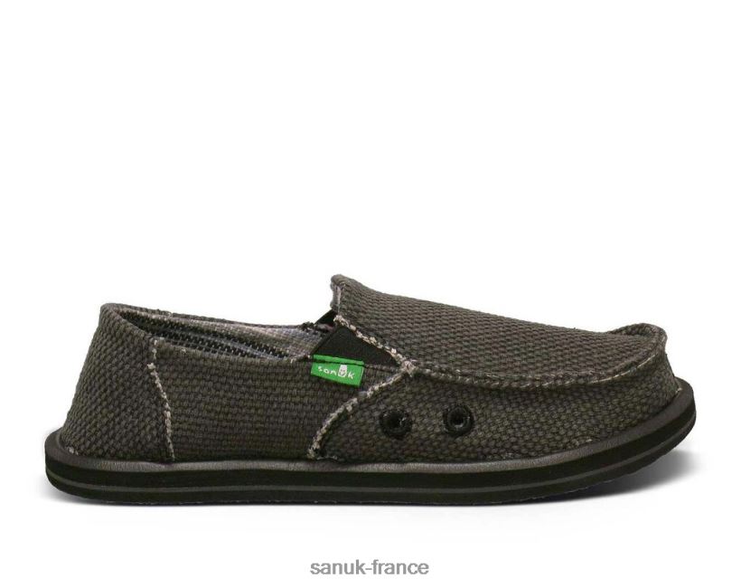 6V4JT0223 noir Sanuk vagabond