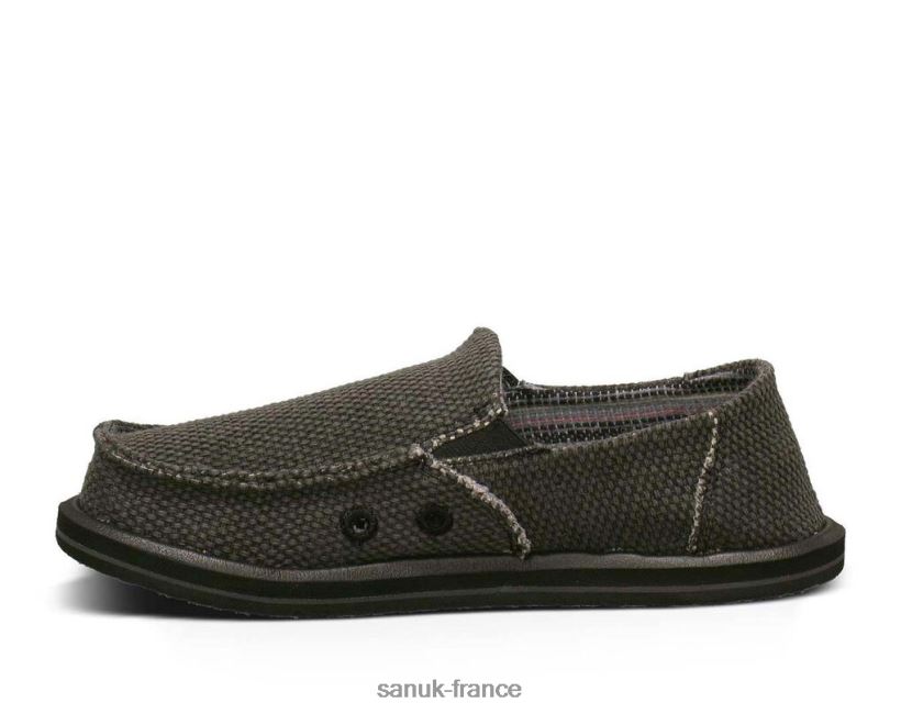 6V4JT0223 noir Sanuk vagabond