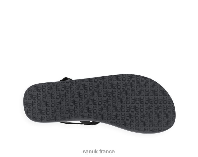 6V4JT0102 noir Sanuk Gémeaux du yoga