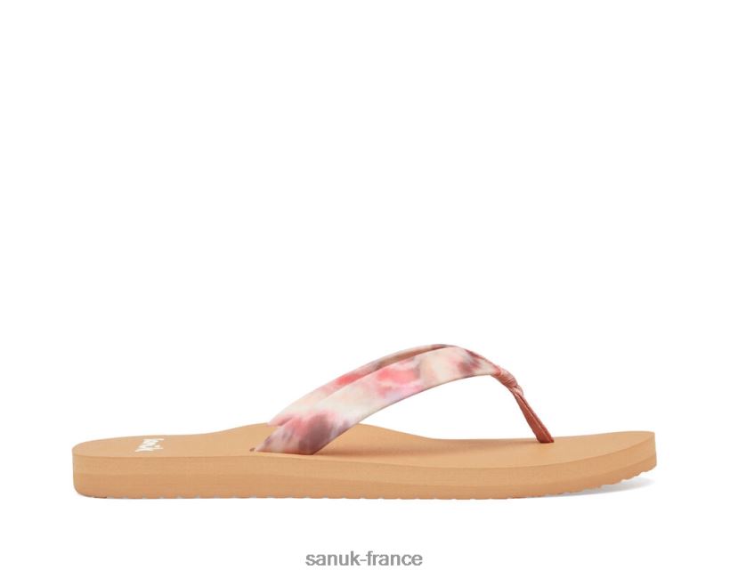 6V4JT094 rose multicolore Sanuk teinture de cravate ashland st
