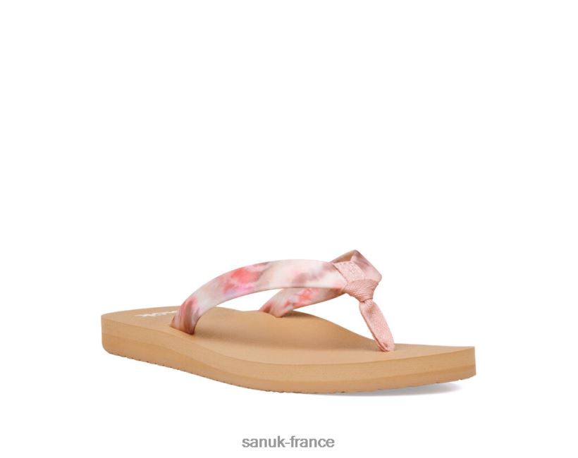 6V4JT094 rose multicolore Sanuk teinture de cravate ashland st