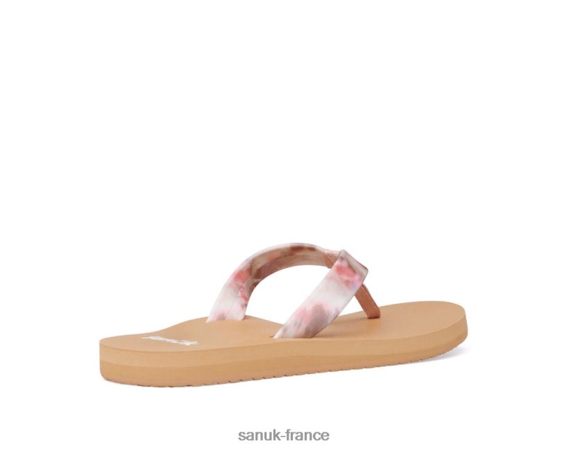 6V4JT094 rose multicolore Sanuk teinture de cravate ashland st