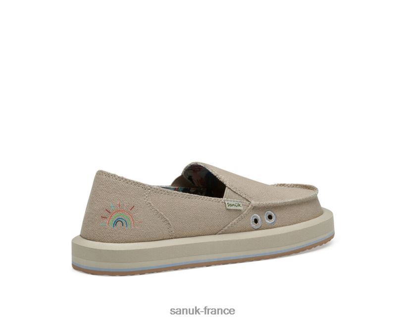 6V4JT019 pavé Sanuk Pridewalk Surfer X PPF Coupe étroite