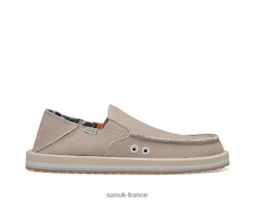 6V4JT020 pavé Sanuk Pridewalk Surfer X PPF coupe large