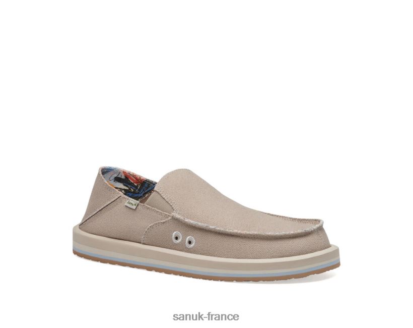 6V4JT020 pavé Sanuk Pridewalk Surfer X PPF coupe large