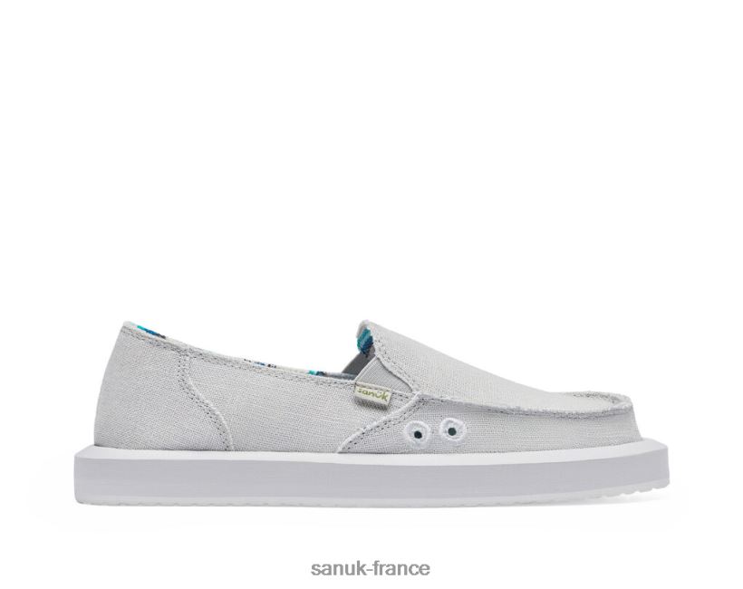 6V4JT05 gris Sanuk donna st chanvre