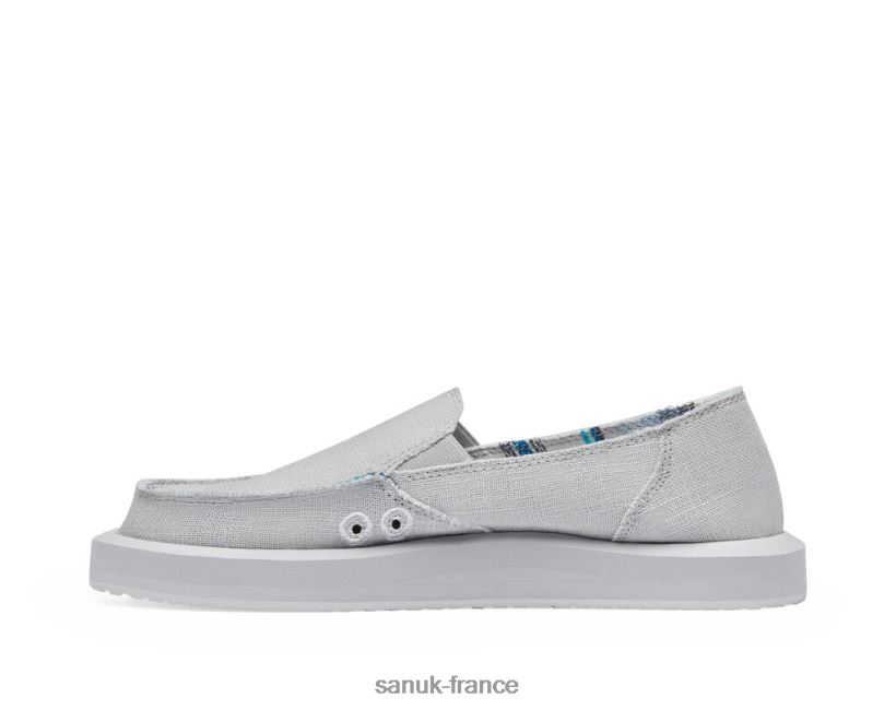 6V4JT05 gris Sanuk donna st chanvre