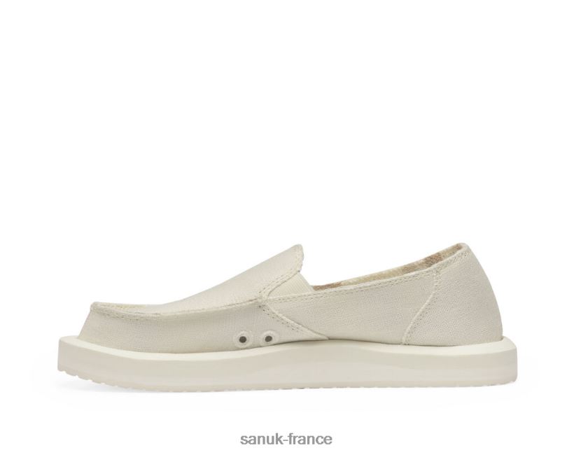 6V4JT06 blanc Sanuk donna st chanvre