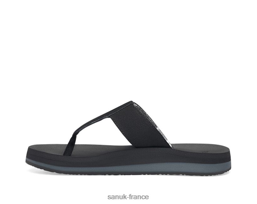6V4JT034 noir Sanuk île st plus