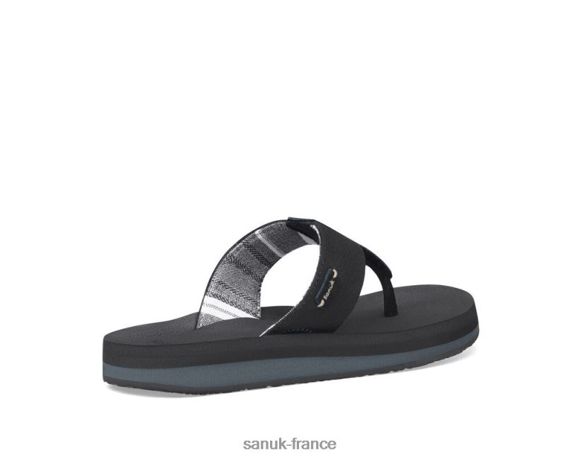 6V4JT034 noir Sanuk île st plus