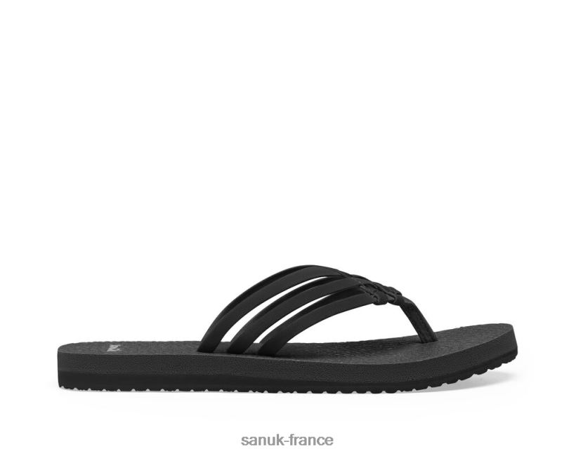 6V4JT040 noir Sanuk yoga sableux