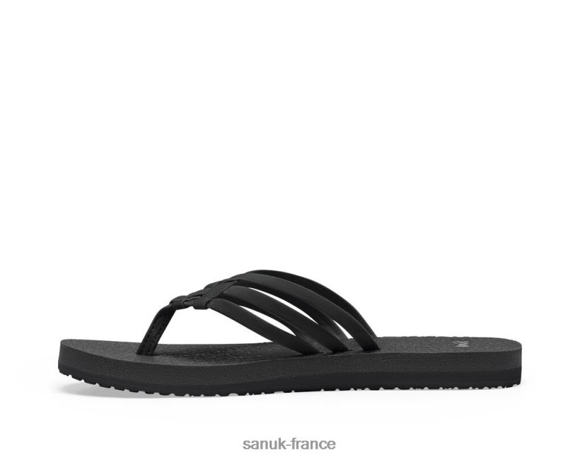 6V4JT040 noir Sanuk yoga sableux