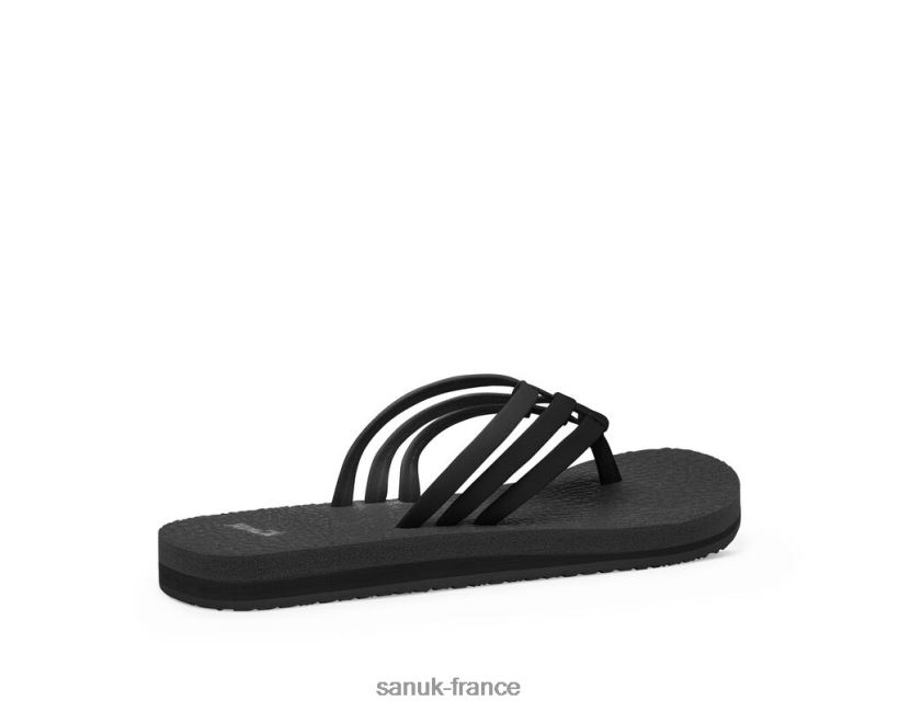 6V4JT040 noir Sanuk yoga sableux