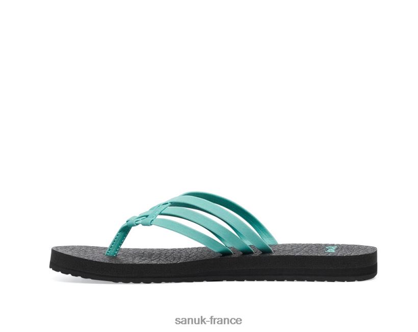 6V4JT042 turquoise Sanuk yoga sableux