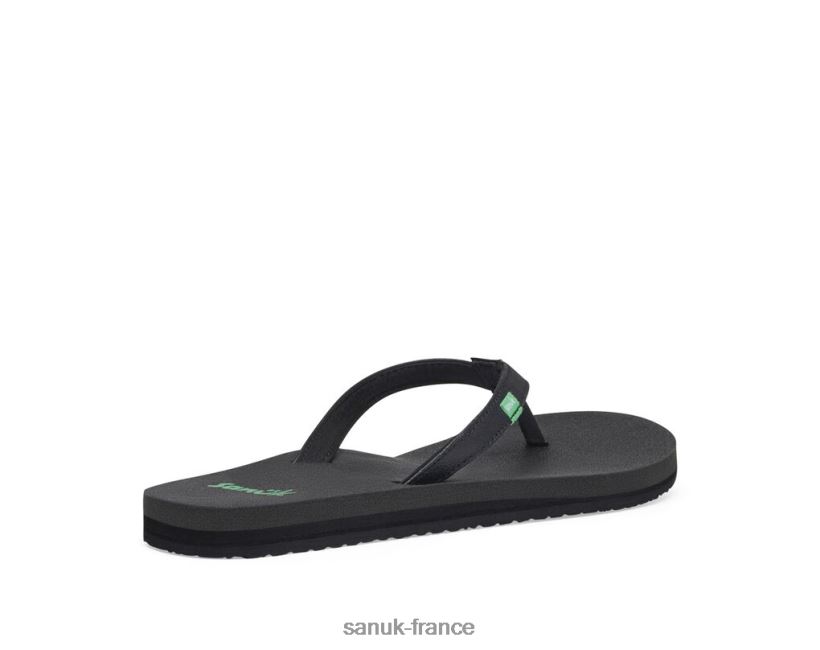 6V4JT046 noir Sanuk joie du yoga