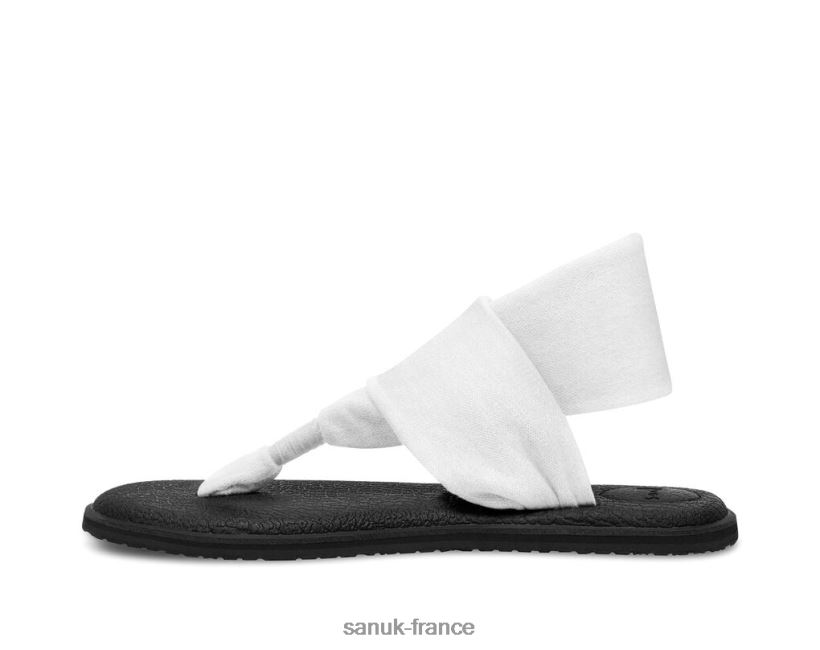 6V4JT050 blanc Sanuk écharpe de yoga 2
