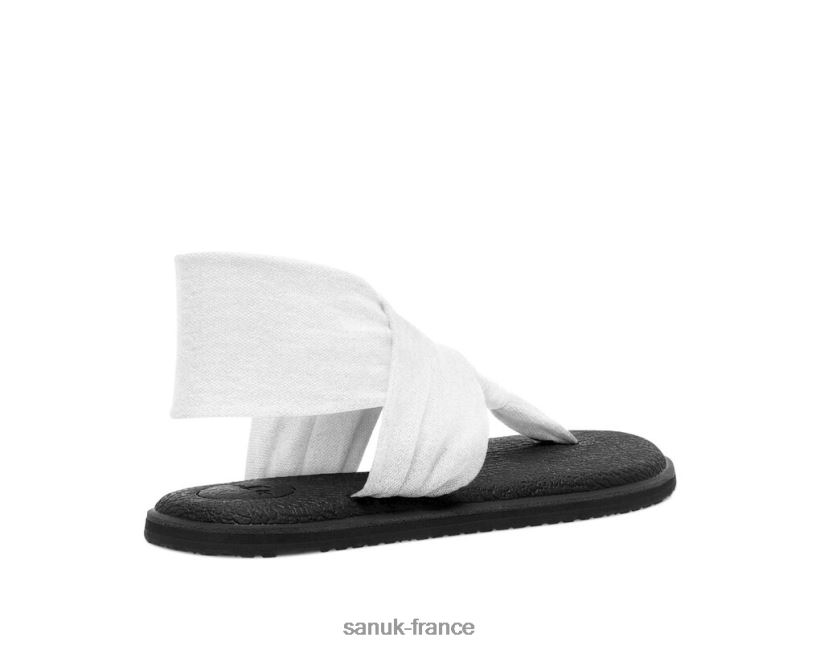 6V4JT050 blanc Sanuk écharpe de yoga 2