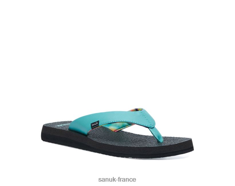 6V4JT060 turquoise Sanuk tapis de yoga