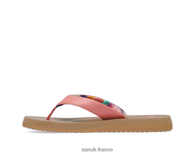 6V4JT061 corail brûlé Sanuk tapis de yoga