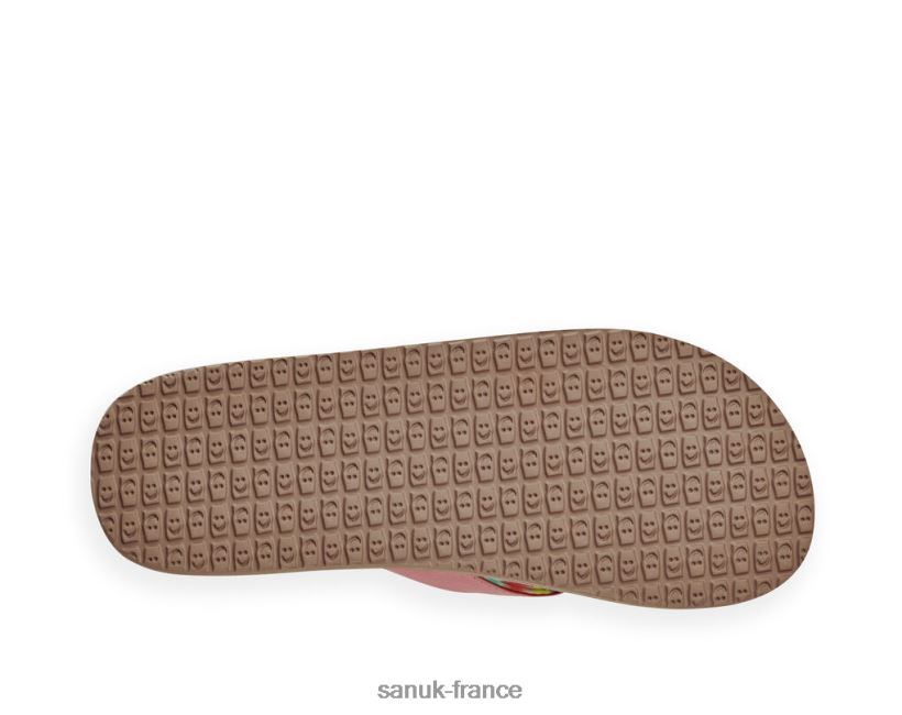 6V4JT061 corail brûlé Sanuk tapis de yoga