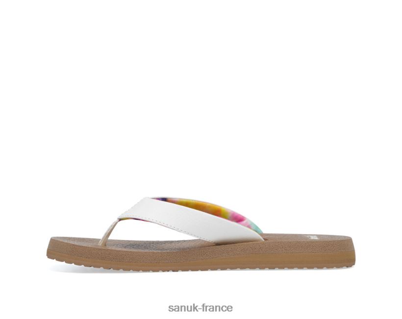 6V4JT062 blanc Sanuk tapis de yoga