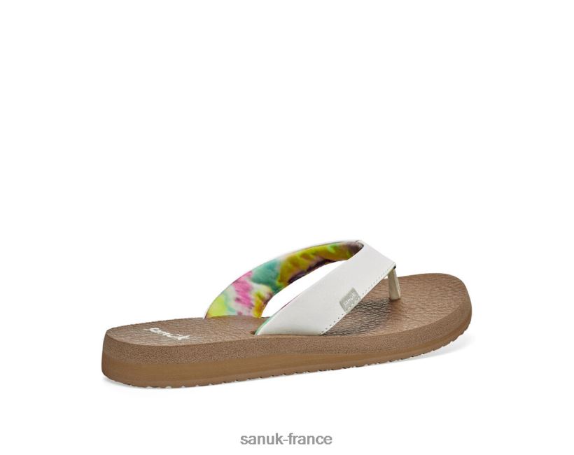 6V4JT062 blanc Sanuk tapis de yoga