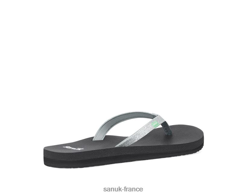 6V4JT063 éclat d'argent Sanuk la joie du yoga scintille
