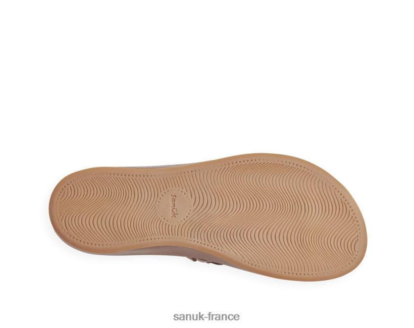 6V4JT066 brun Sanuk tresse de joie de yoga cosmique lx