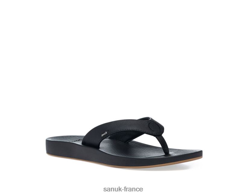 6V4JT069 noir Sanuk tapis de yoga cosmique (synthétique)