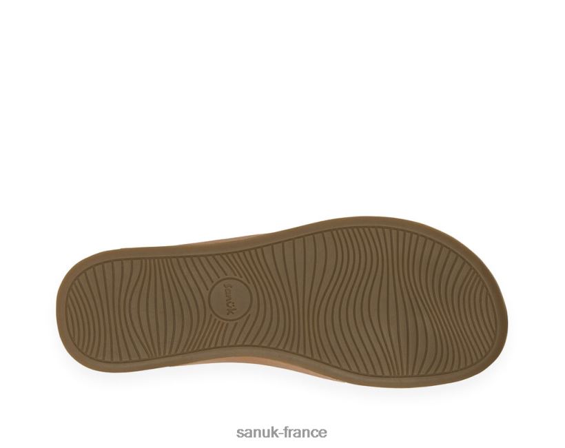 6V4JT070 brun Sanuk tapis de yoga cosmique (synthétique)