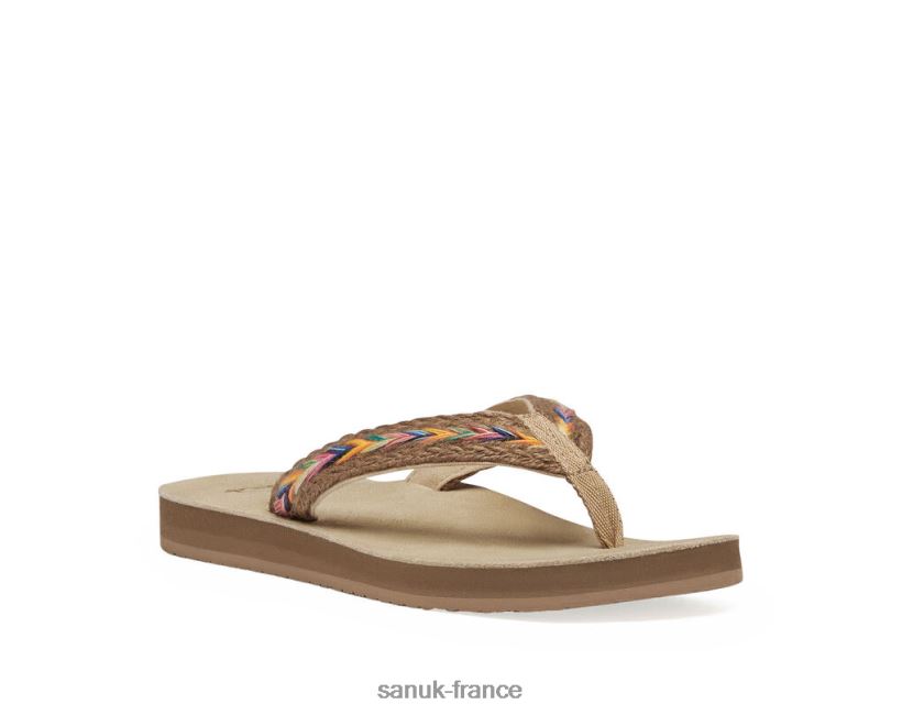 6V4JT078 arc-en-ciel Sanuk chanvre effrayé