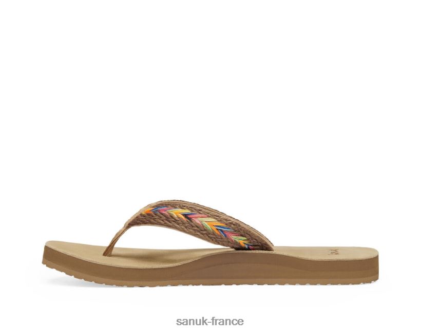 6V4JT078 arc-en-ciel Sanuk chanvre effrayé