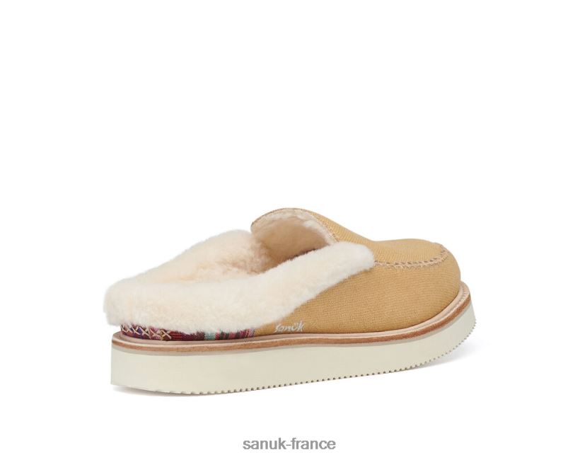 6V4JT0112 biche Sanuk pantoufle ambiance cosy sm