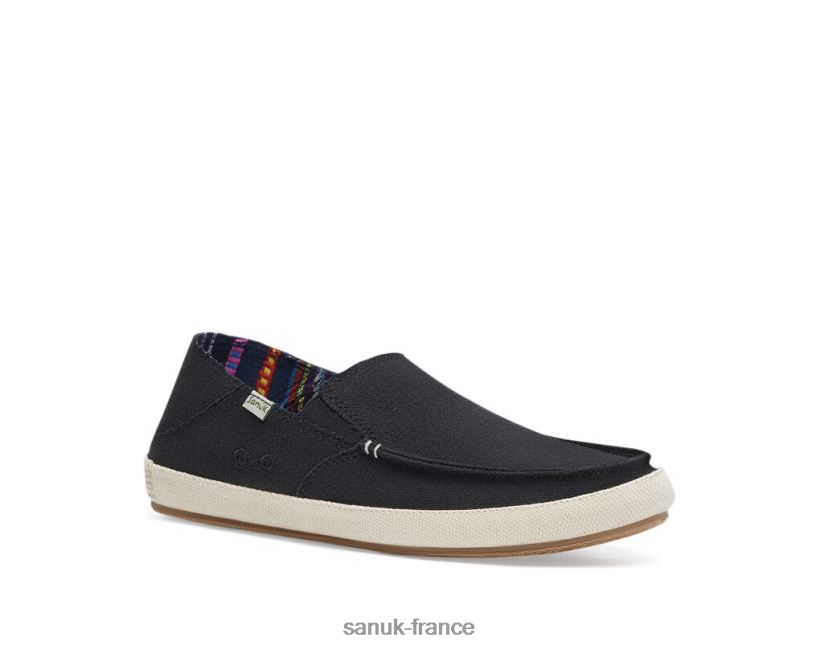 6V4JT0118 noir Sanuk rue jumelle