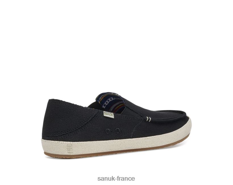 6V4JT0118 noir Sanuk rue jumelle