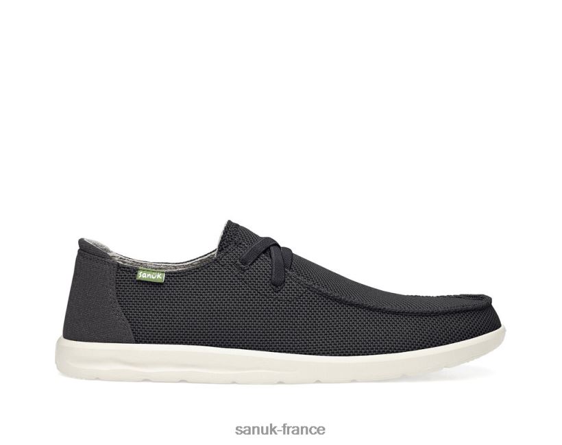 6V4JT0130 noir Sanuk maille shaka
