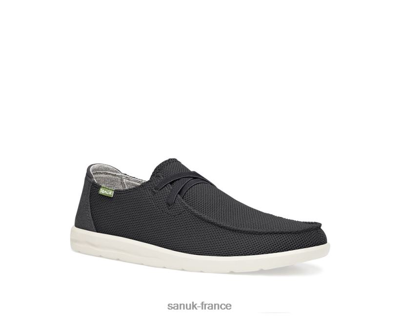 6V4JT0130 noir Sanuk maille shaka