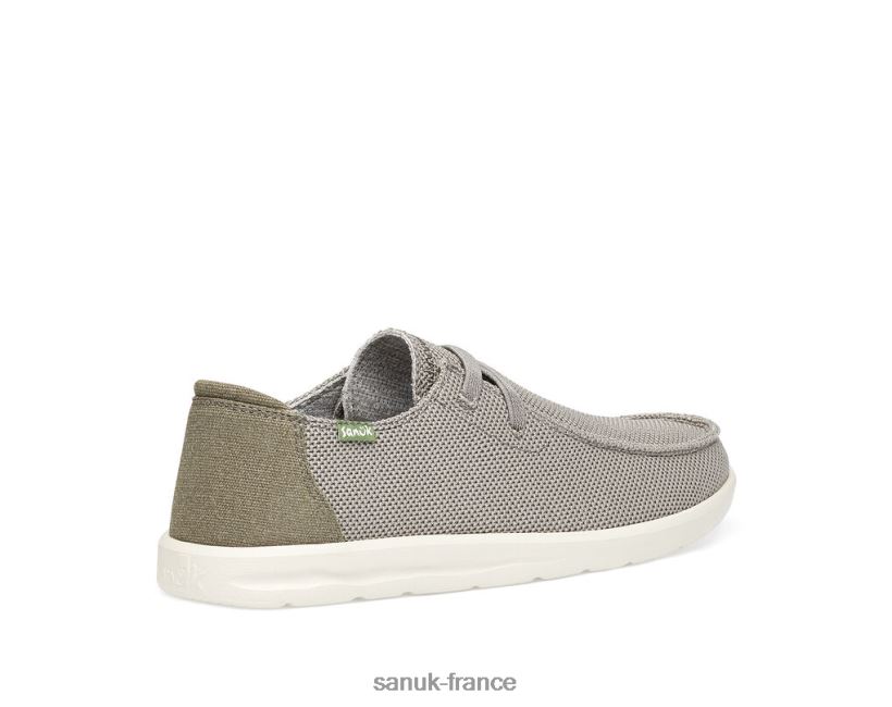 6V4JT0131 pierre tombée Sanuk maille shaka