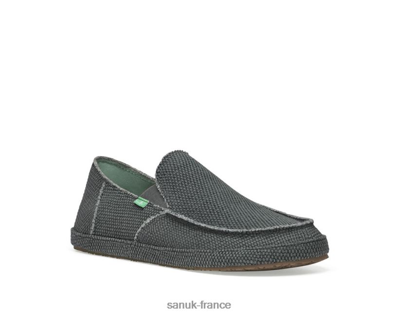 6V4JT0142 pirate noir Sanuk plus rond