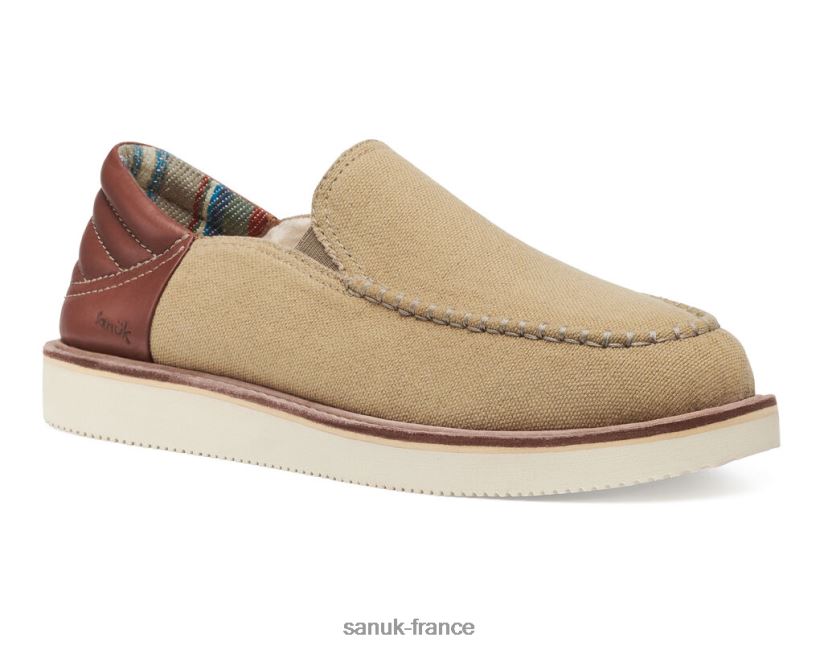 6V4JT0146 kaki Sanuk ambiance chaleureuse faible sm