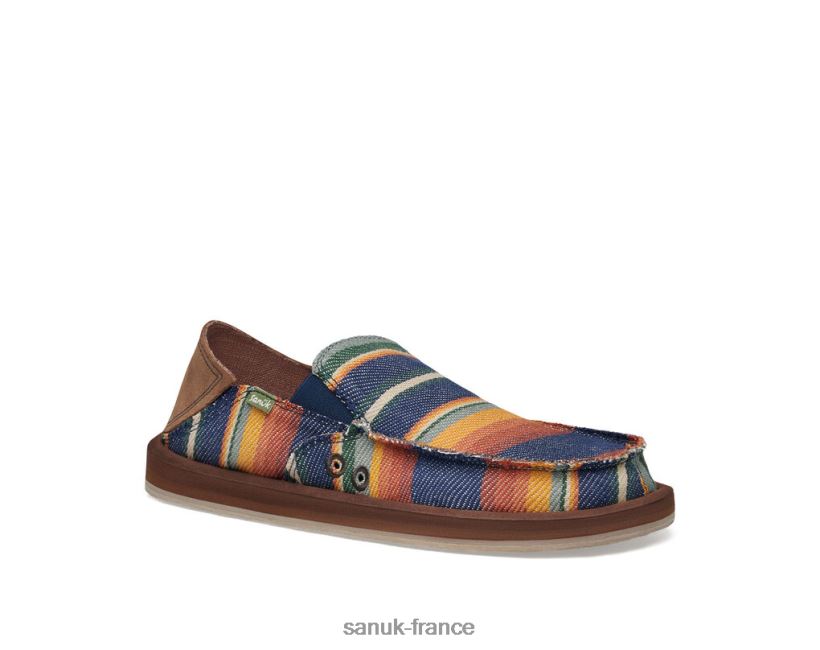 6V4JT0149 iris côtier Sanuk vagabond saint donny