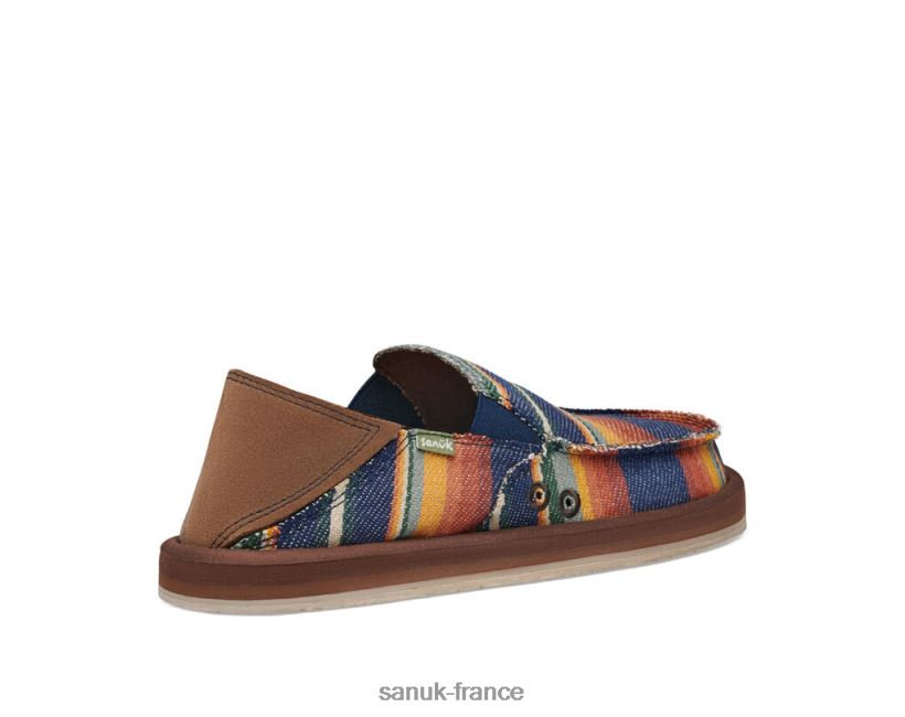 6V4JT0149 iris côtier Sanuk vagabond saint donny