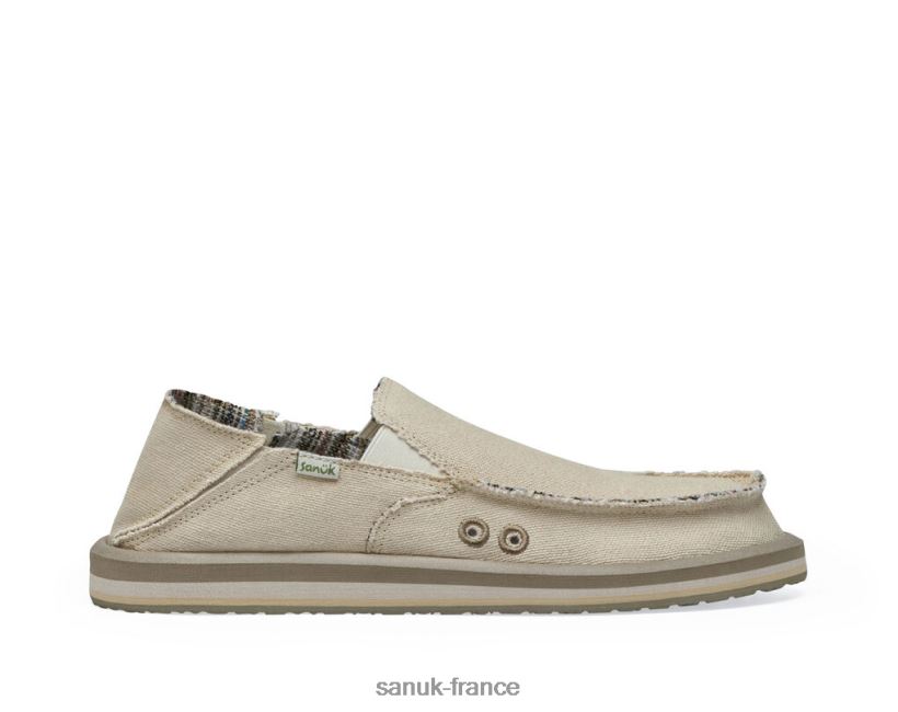 6V4JT0151 naturel Sanuk vagabond st chanvre